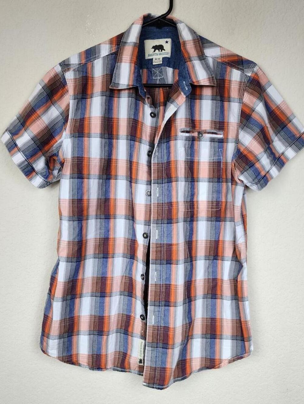 Cotton Dakota Grizzly Medium Plaid Shirt